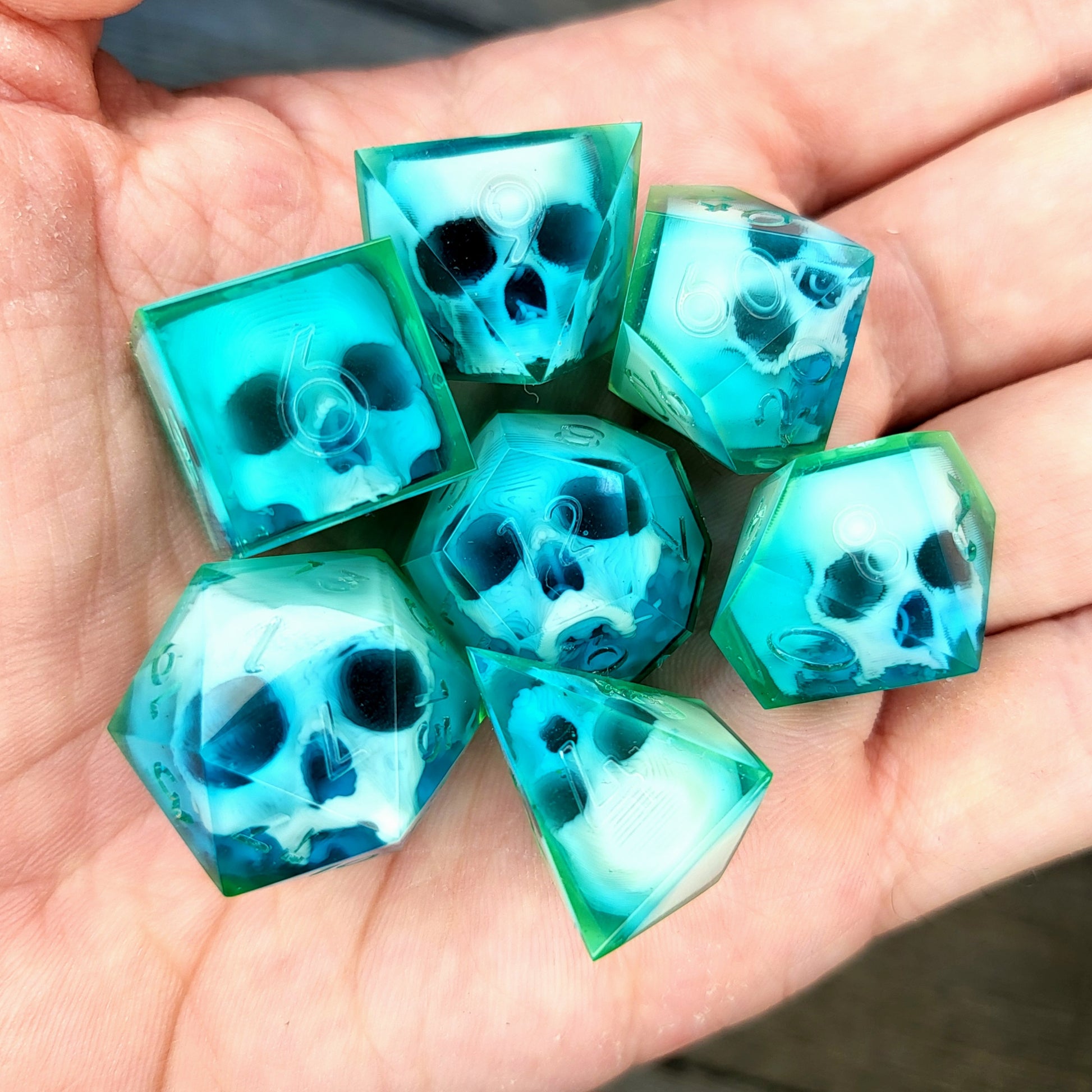 Dnd Dice set for role playing for Dungeons and Dragons