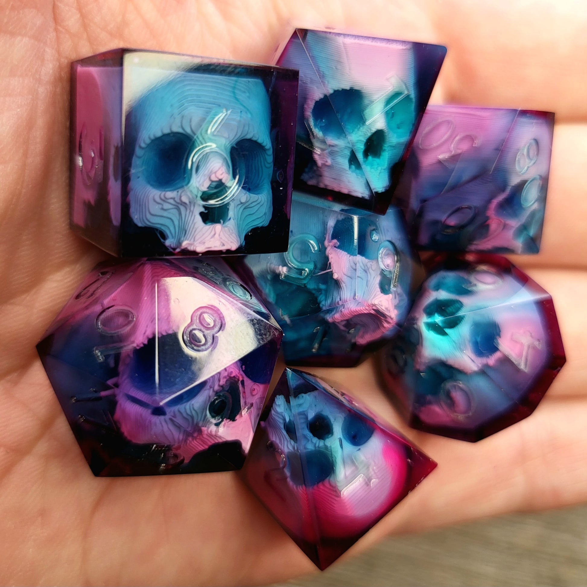 Dnd Dice set for role playing for Dungeons and Dragons