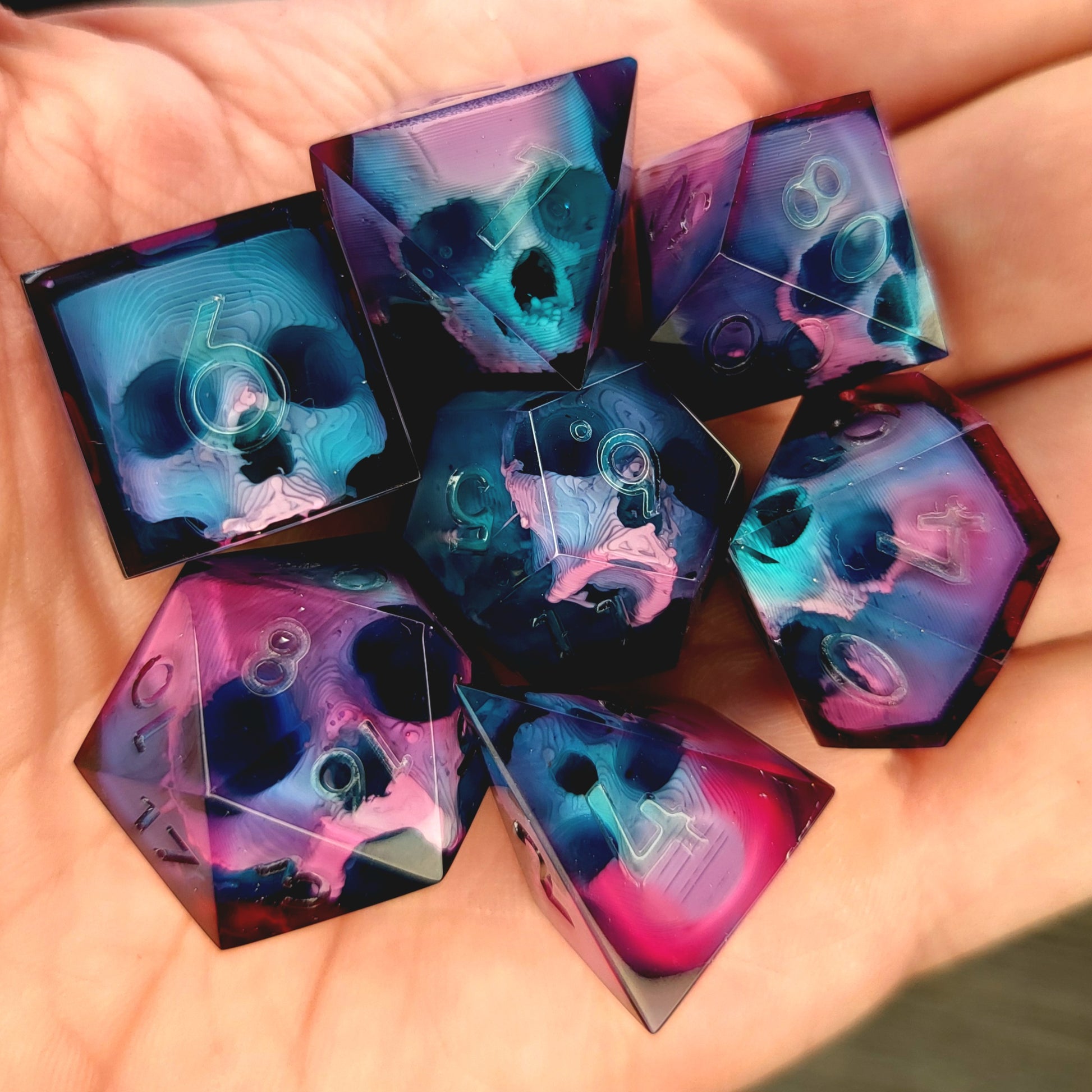 Dnd Dice set for role playing for Dungeons and Dragons