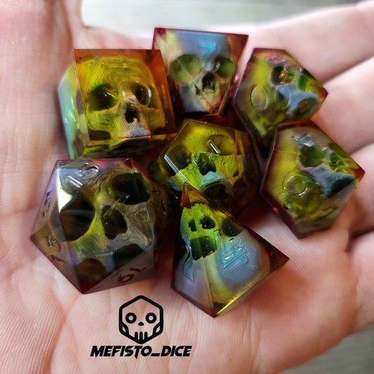 Dnd Dice set for role playing for Dungeons and Dragons