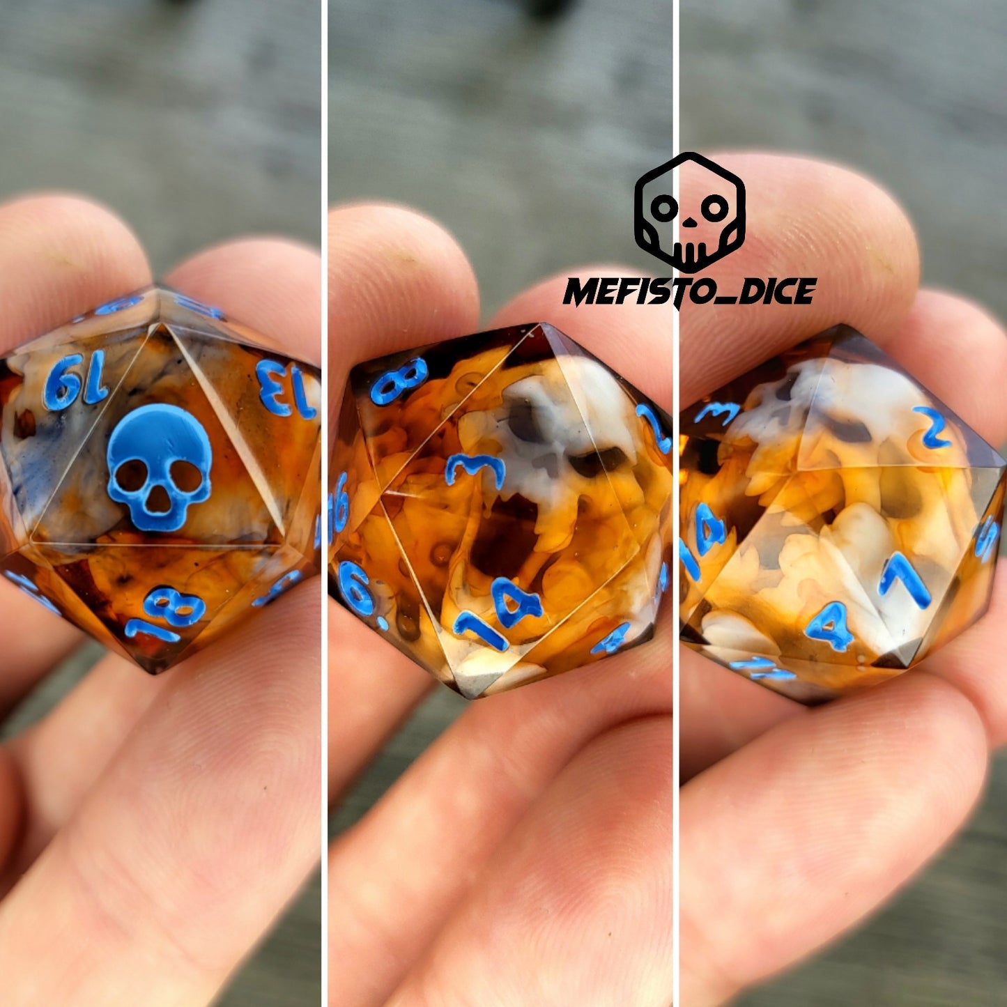 Dnd Dice set for role playing for Dungeons and Dragons