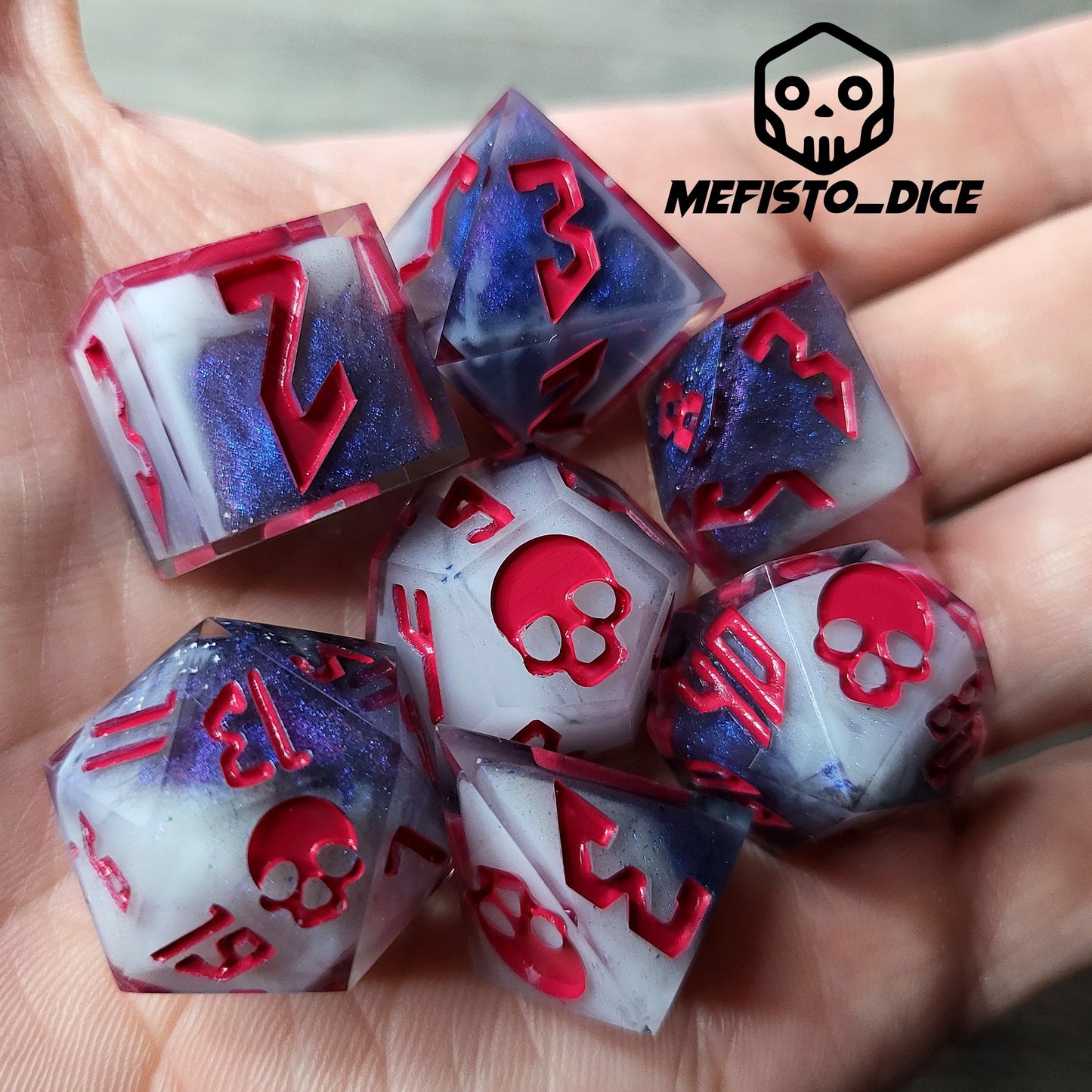 Dice set for role playing for Dungeons and Dragons