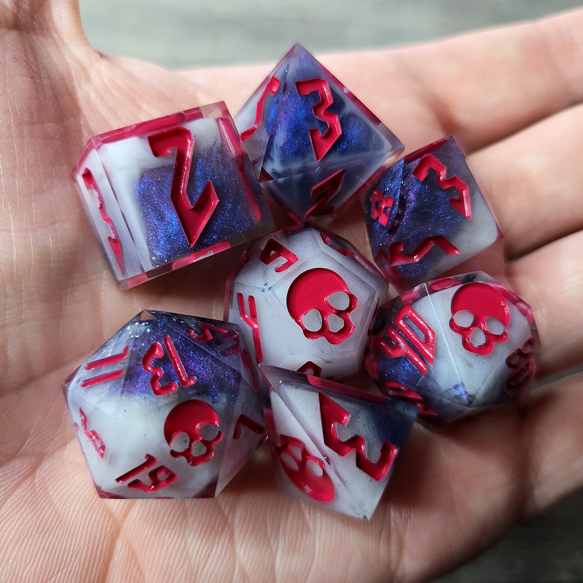 Dice set for role playing for Dungeons and Dragons