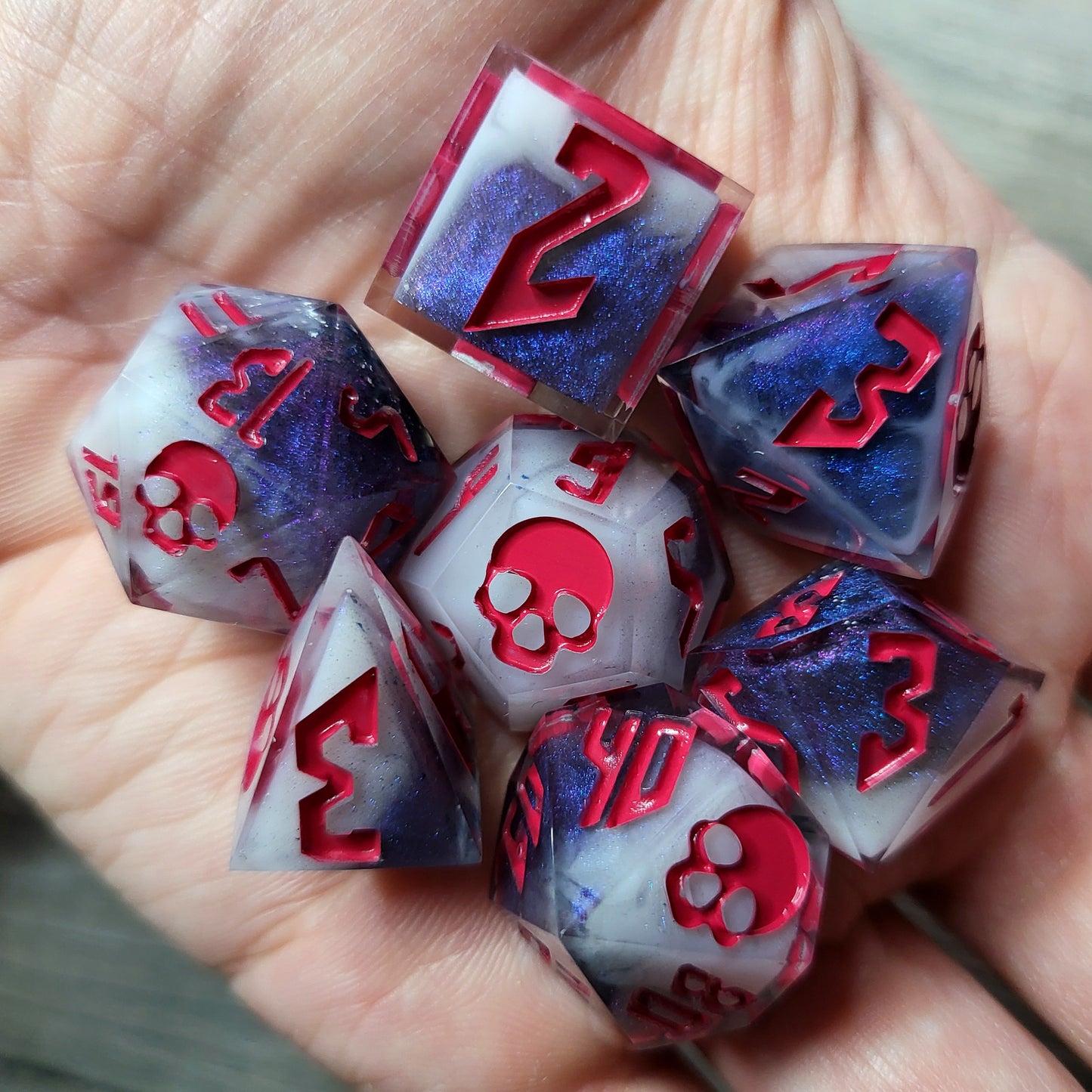 Dice set for role playing for Dungeons and Dragons