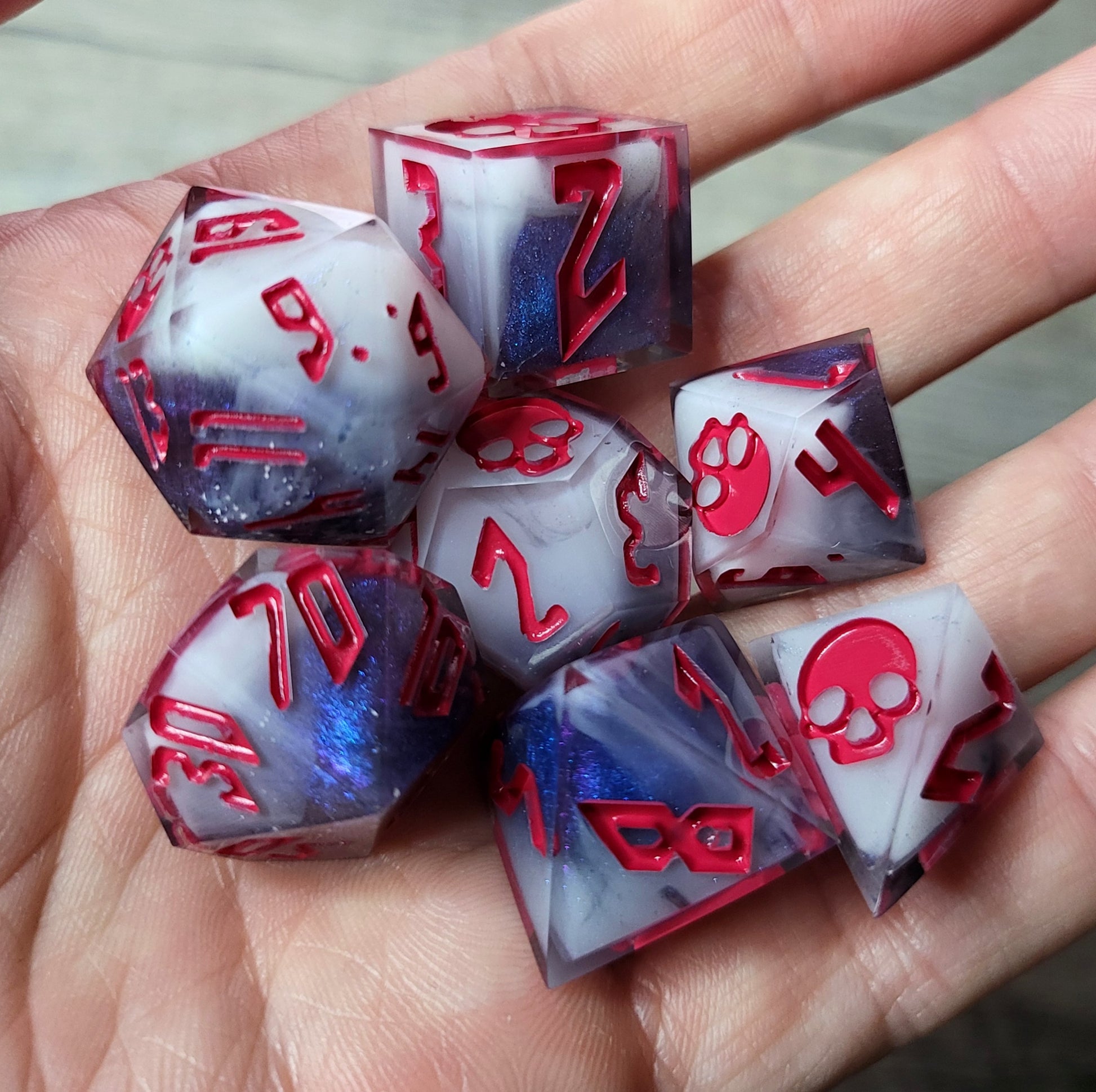 Dice set for role playing for Dungeons and Dragons