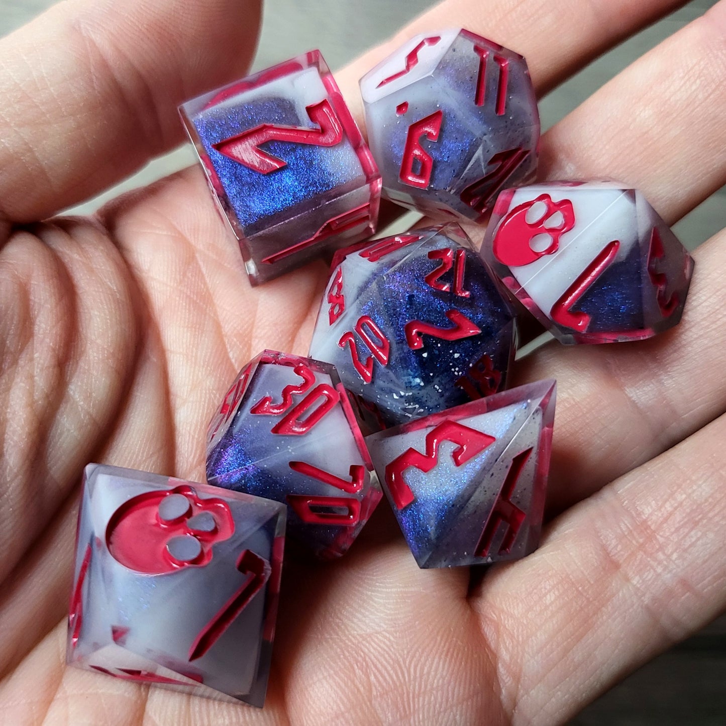 Dice set for role playing for Dungeons and Dragons