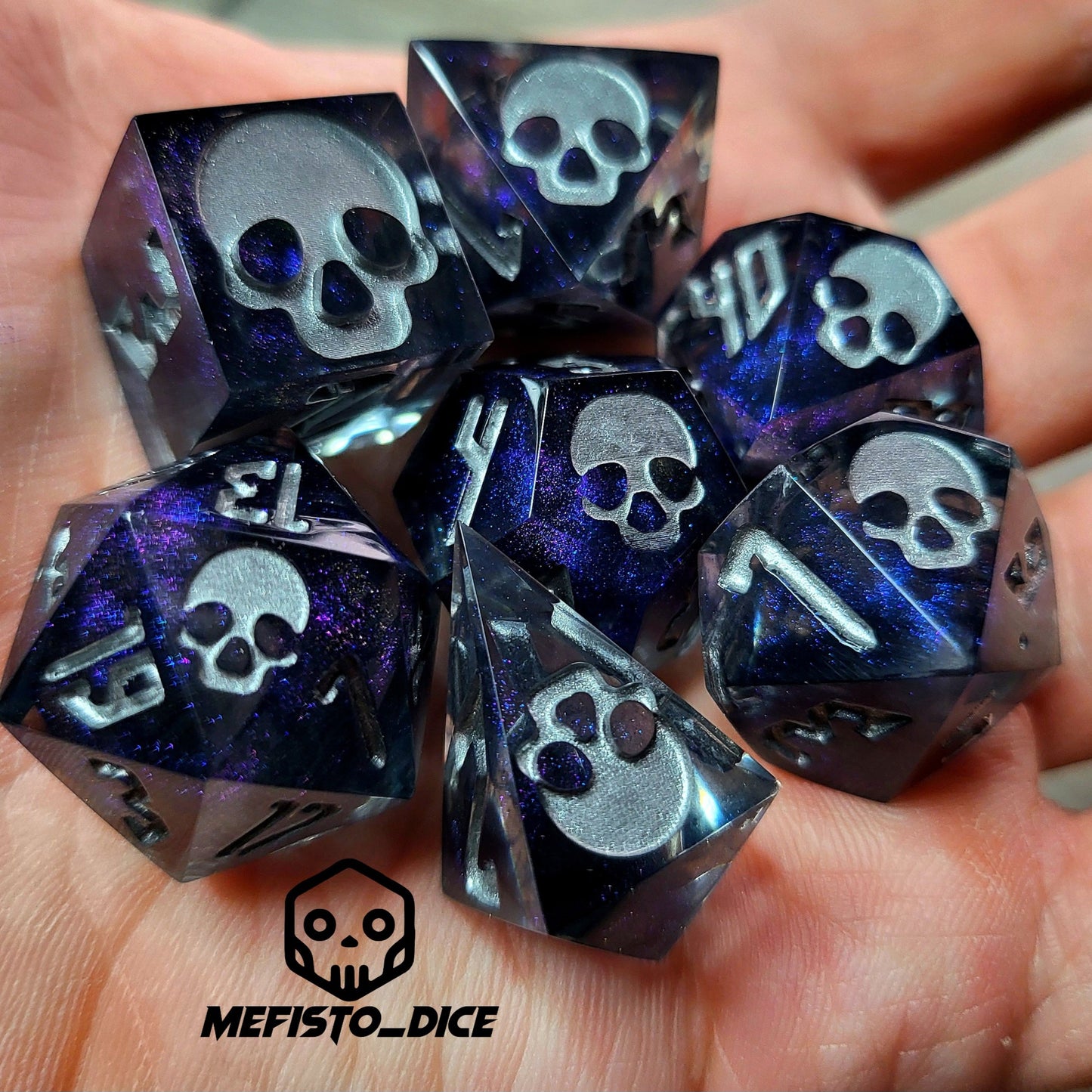 Dice set for role playing for Dungeons and Dragons