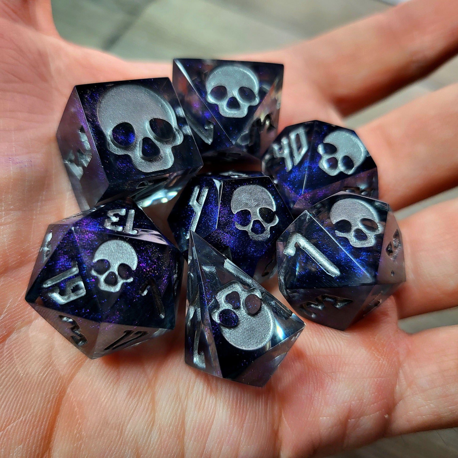 Dice set for role playing for Dungeons and Dragons