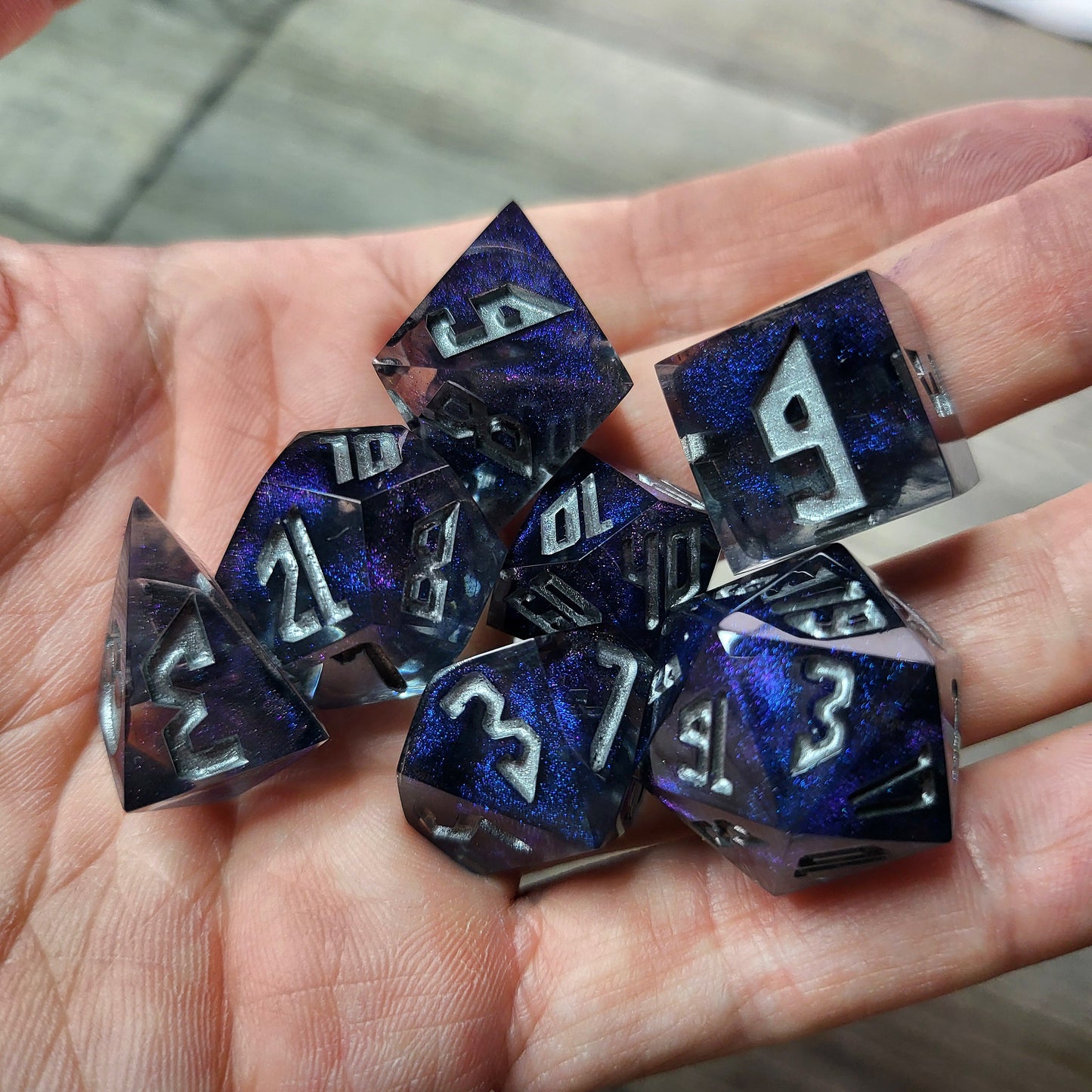 Dice set for role playing for Dungeons and Dragons