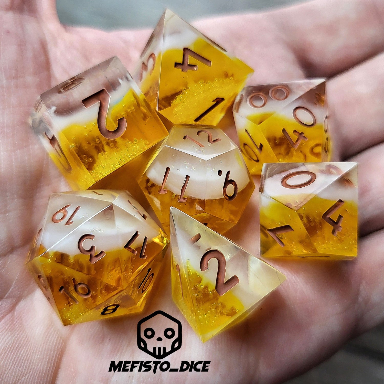 Dice set for role playing for Dungeons and Dragons