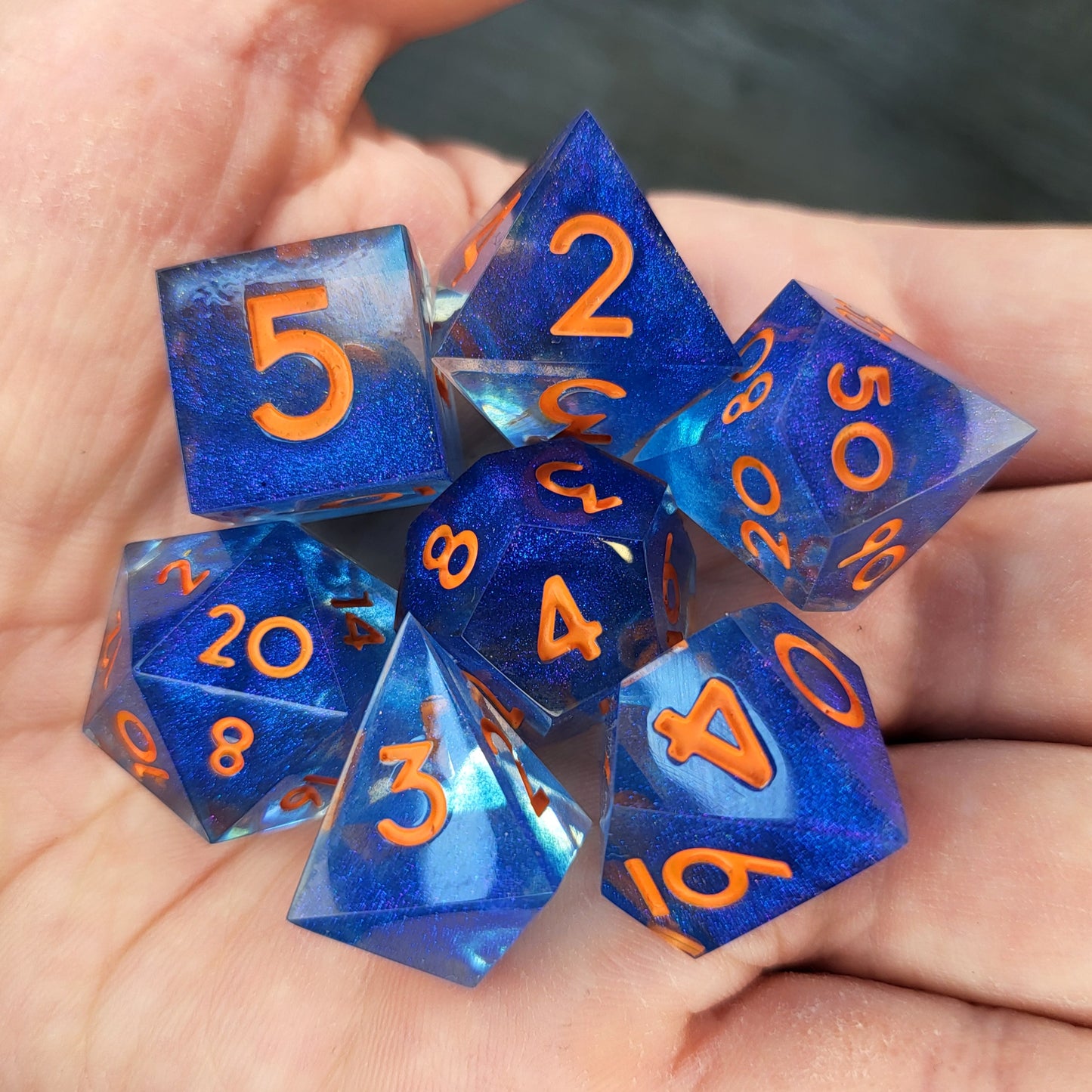 Dnd Dice set for role playing for Dungeons and Dragons