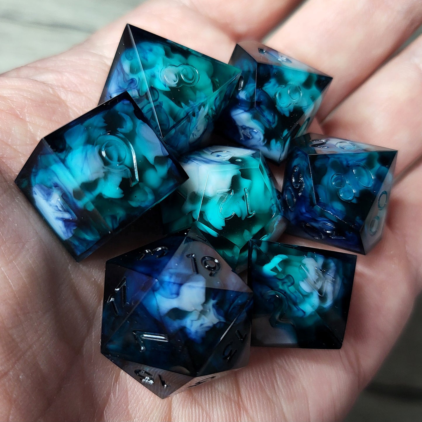 Dice set for role playing for Dungeons and Dragons