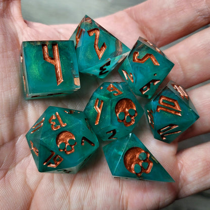 Dice set for role playing for Dungeons and Dragons