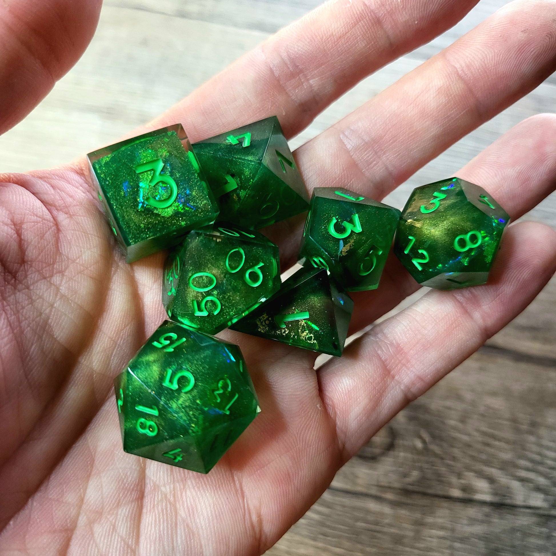 Dnd Dice set for role playing for Dungeons and Dragons