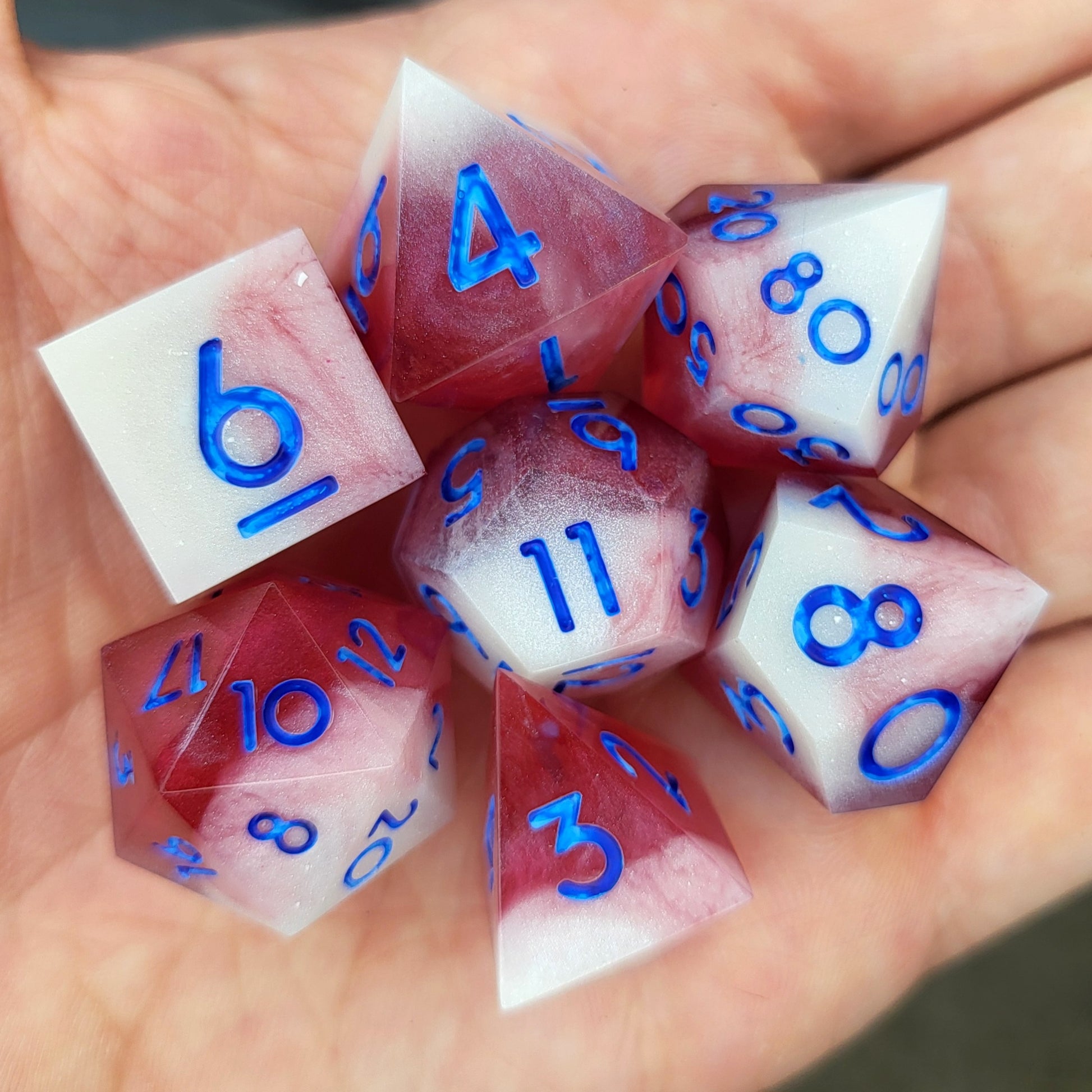 Dnd Dice set for role playing for Dungeons and Dragons