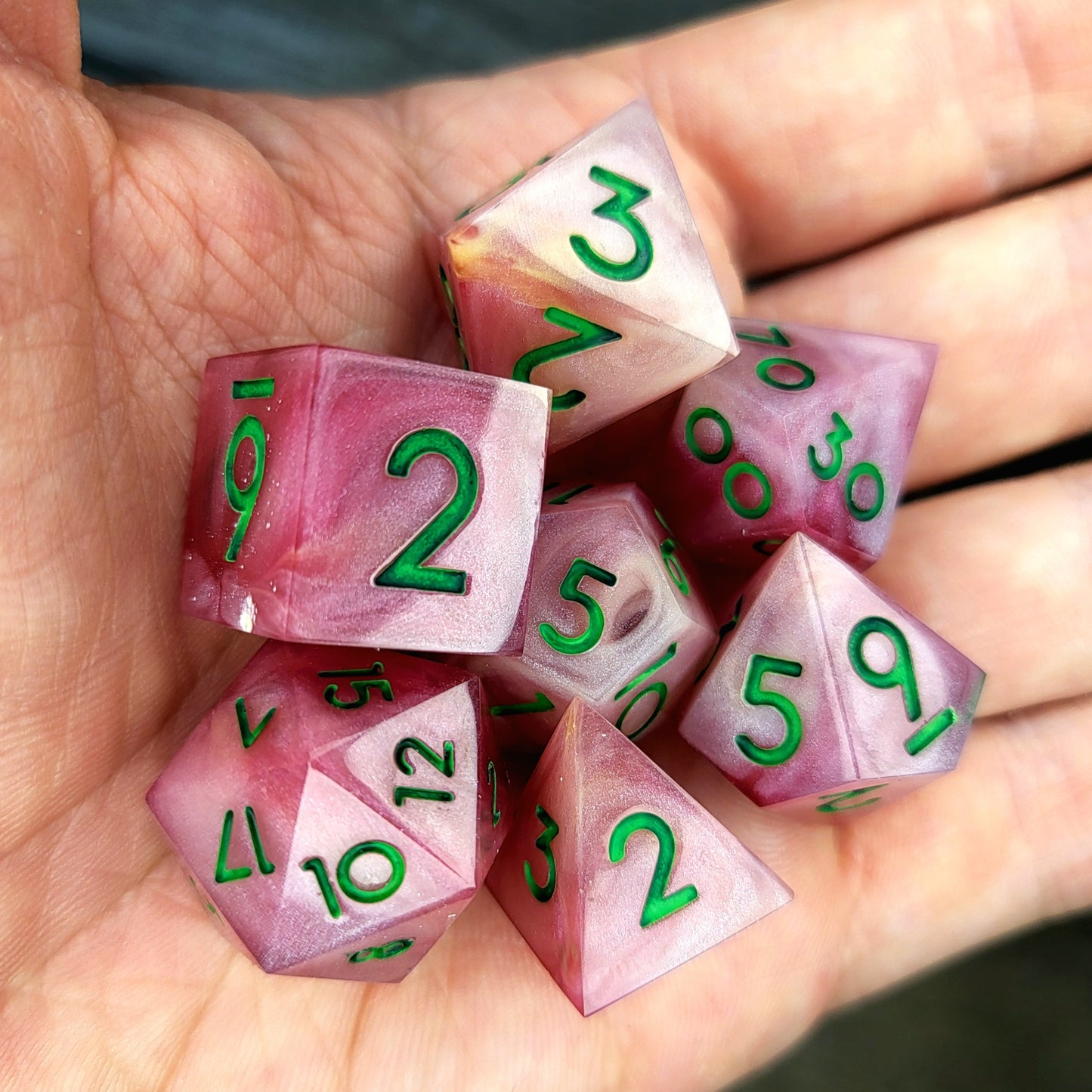 Dnd Dice set for role playing for Dungeons and Dragons