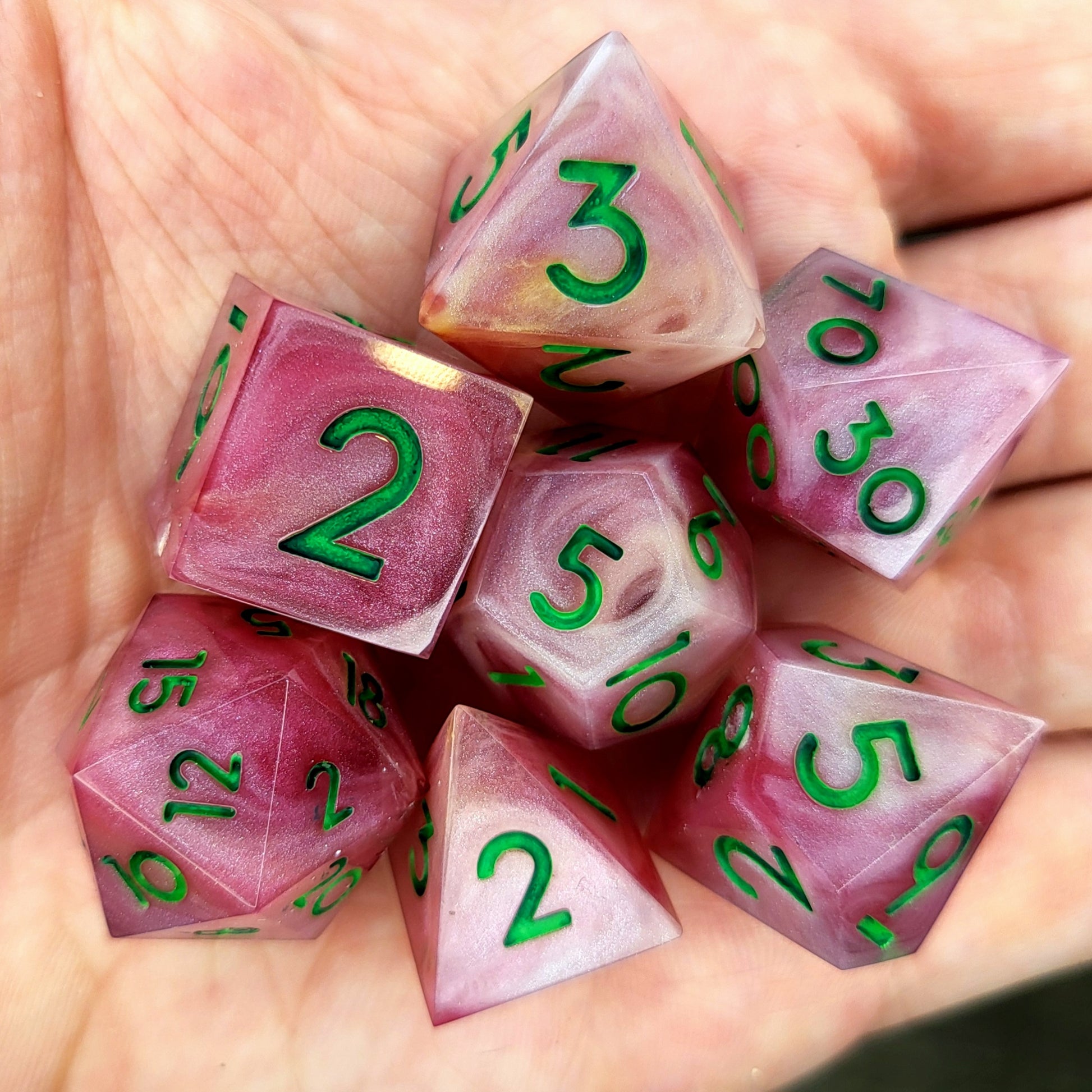 Dnd Dice set for role playing for Dungeons and Dragons
