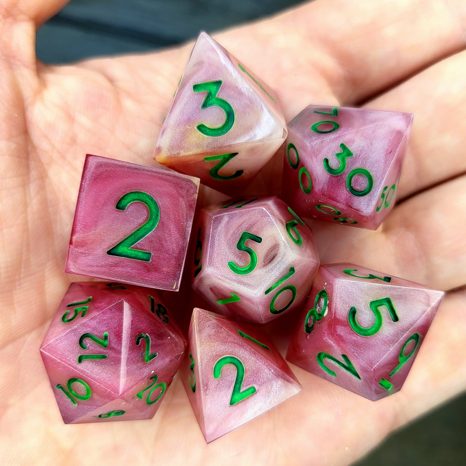 Dnd Dice set for role playing for Dungeons and Dragons