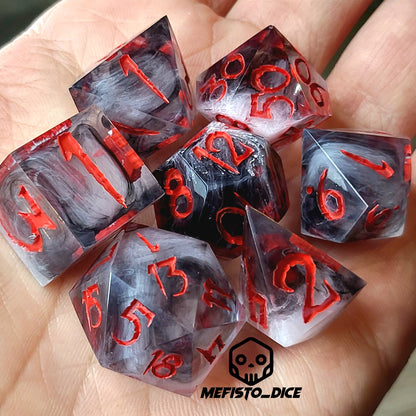 Dnd Dice set for role playing for Dungeons and Dragons