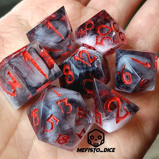 Dnd Dice set for role playing for Dungeons and Dragons