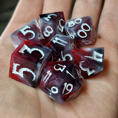 Dnd Dice set for role playing for Dungeons and Dragons
