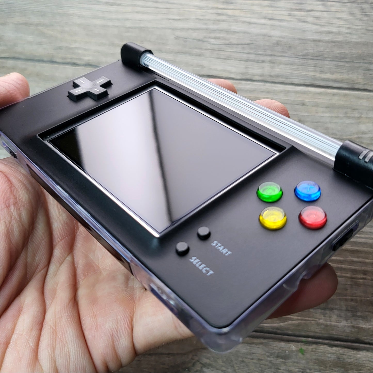 Custom Nintendo gameboy macro console in snes style