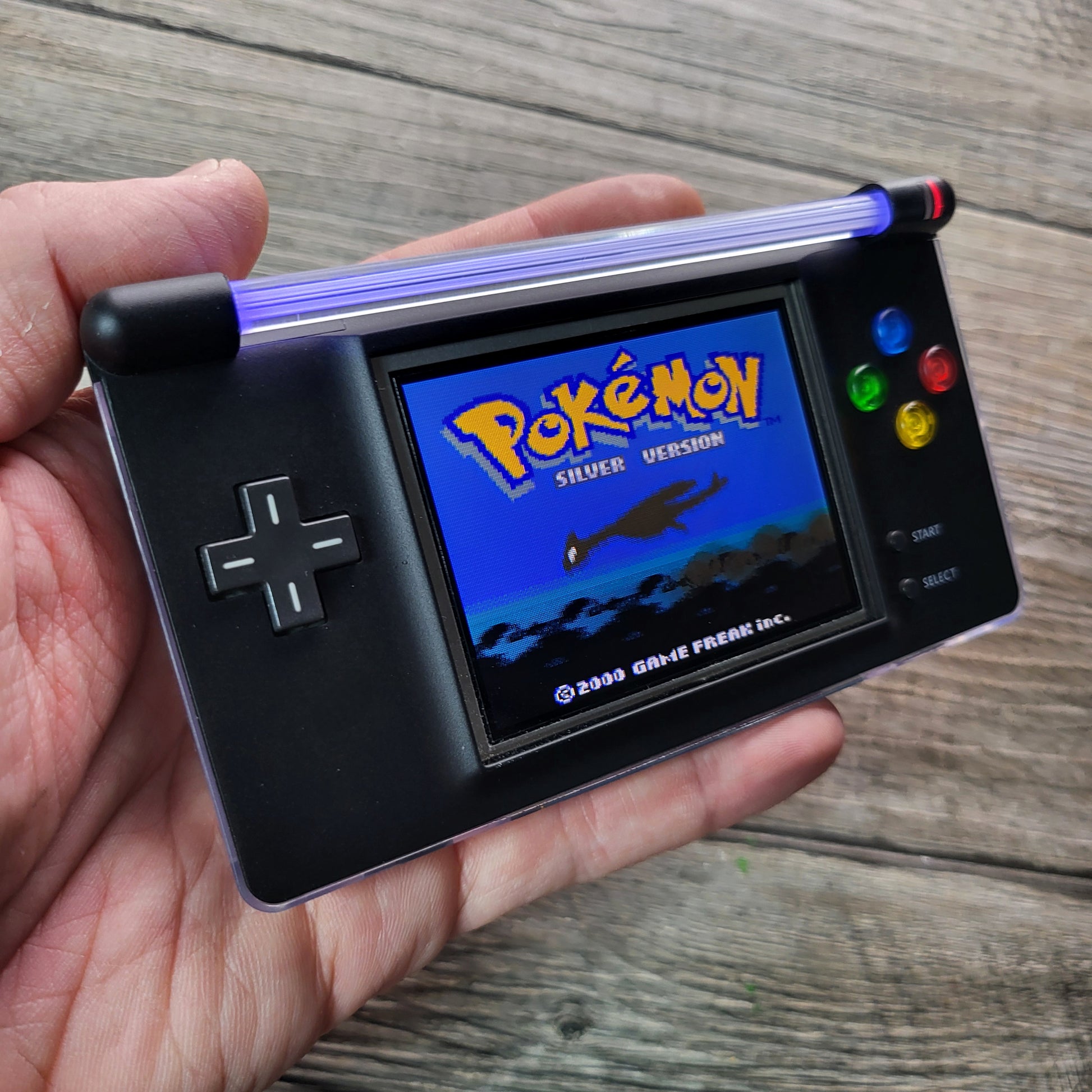 Custom Nintendo gameboy macro console in snes style