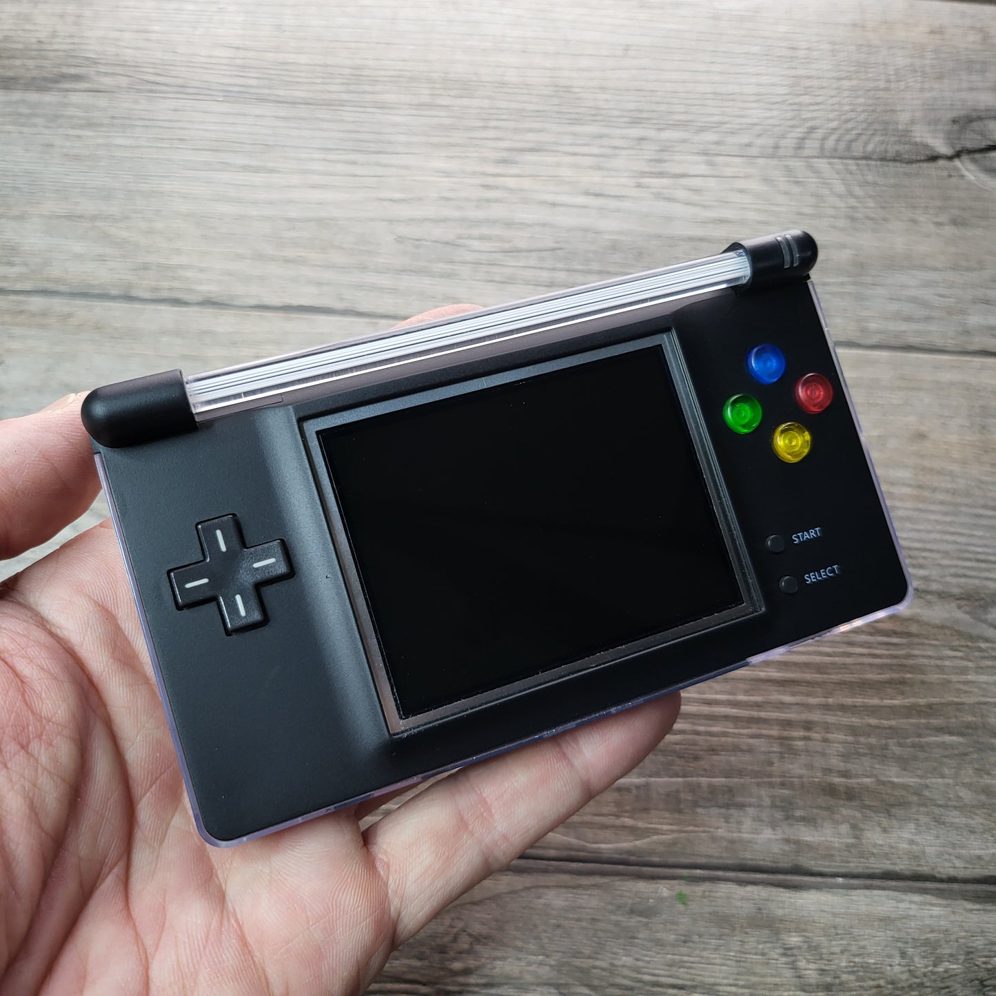 Custom Nintendo gameboy macro console in snes style