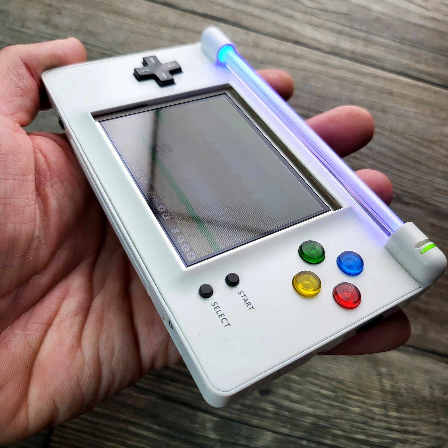 Custom Nintendo gameboy macro console in snes style
