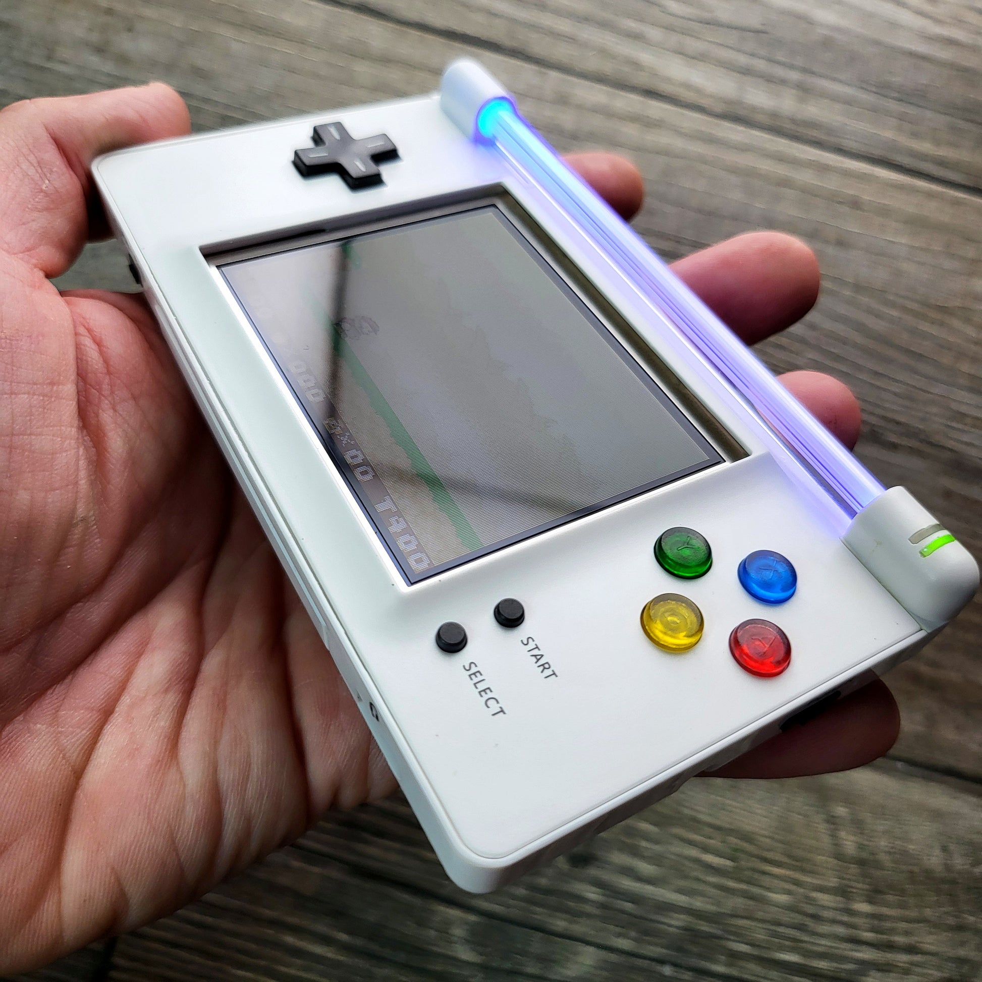 Custom Nintendo gameboy macro console in snes style