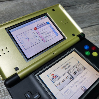 Nintendo DS Lite personalizzato oro zelda "pulsante snes"