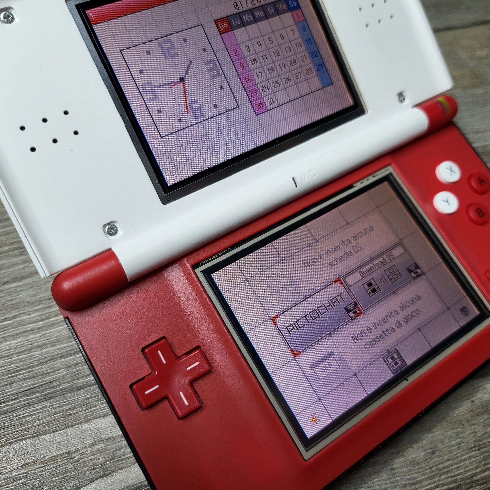 Custom Nintendo DS Lite console in Pokemon style