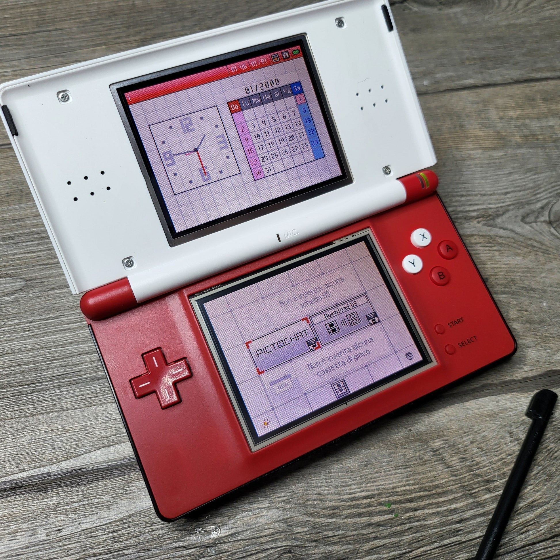 Custom Nintendo DS Lite console in Pokemon style