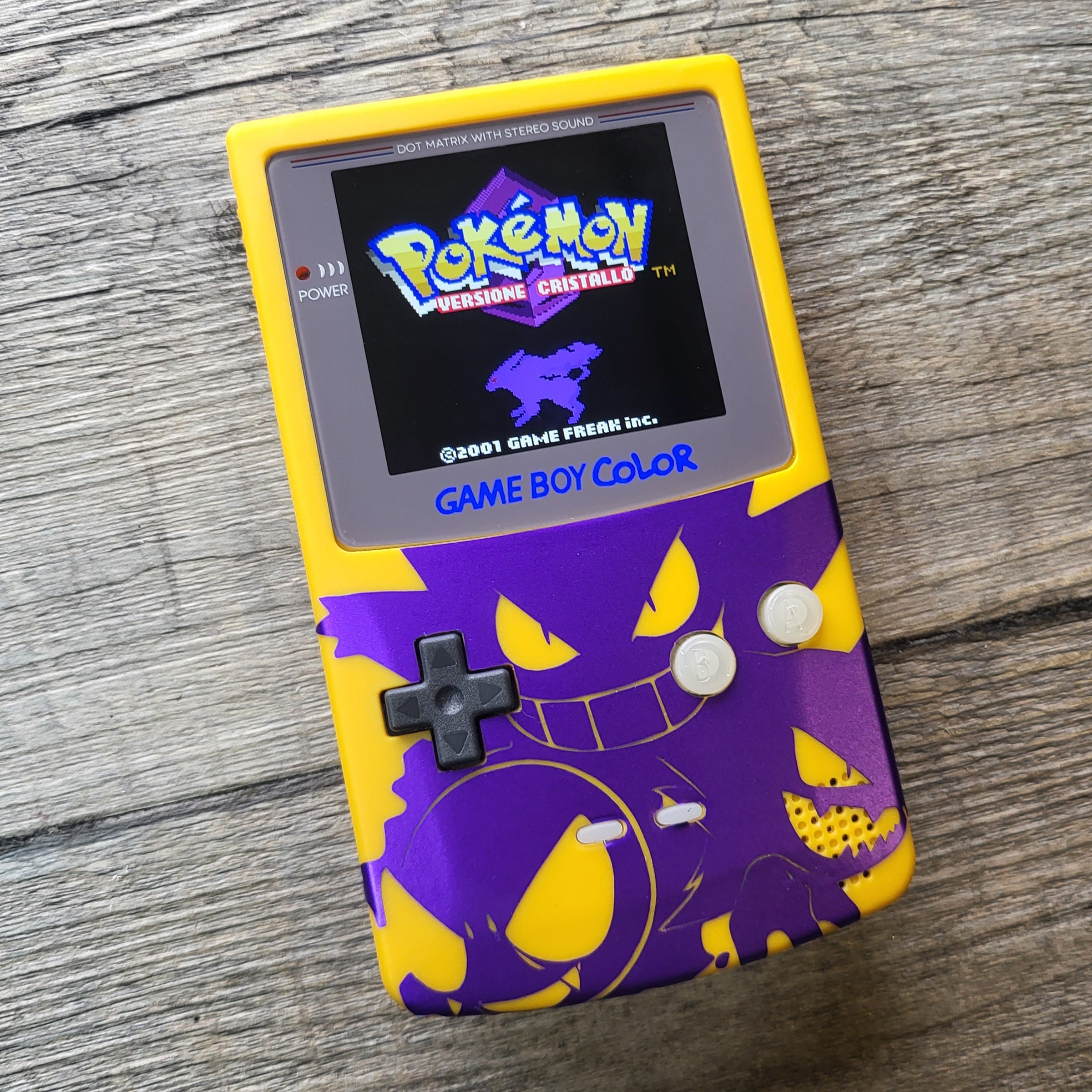 Gengar Gameboy Color Shell Console – Dice and Game
