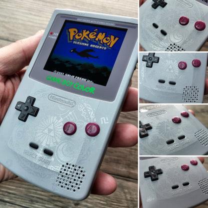 Custom Nintendo gameboy color console in zelda style