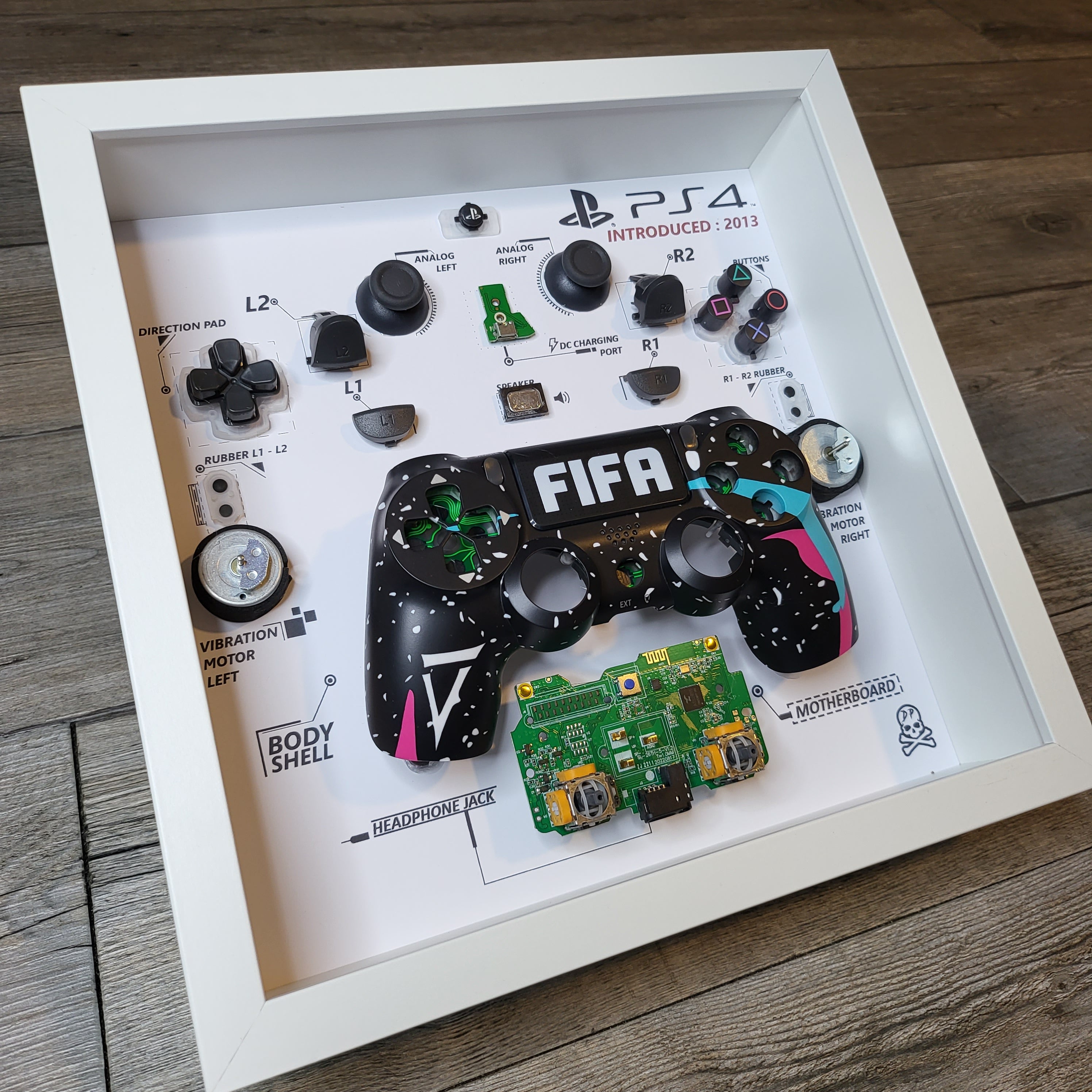 Ps4 Controllet Frame Shadow box framed controller – Dice and Game