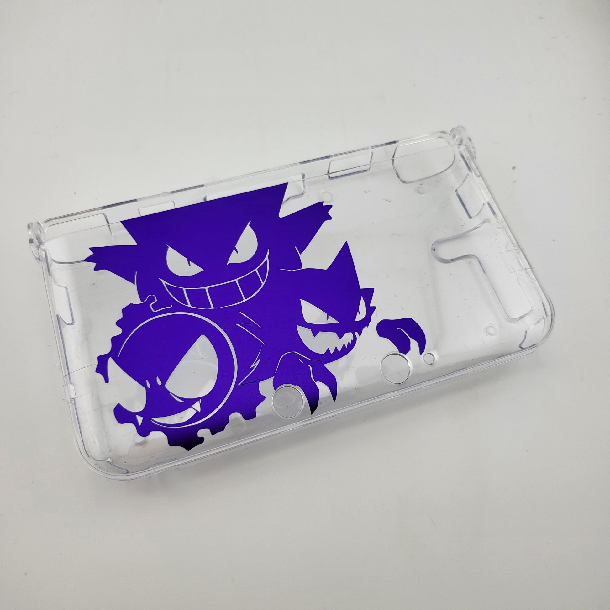 Custom shell cover for Nintendo with gengar themed