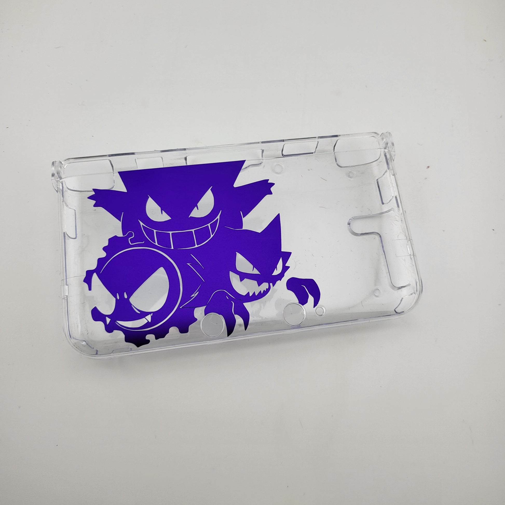 Custom shell cover for Nintendo with gengar themed