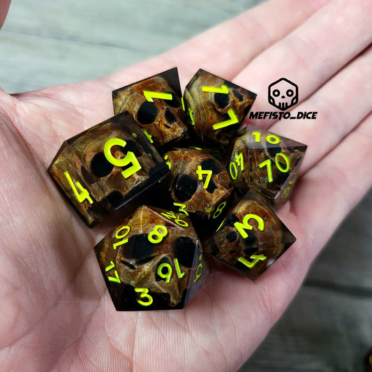 Dice set for role playing for Dungeons and Dragons