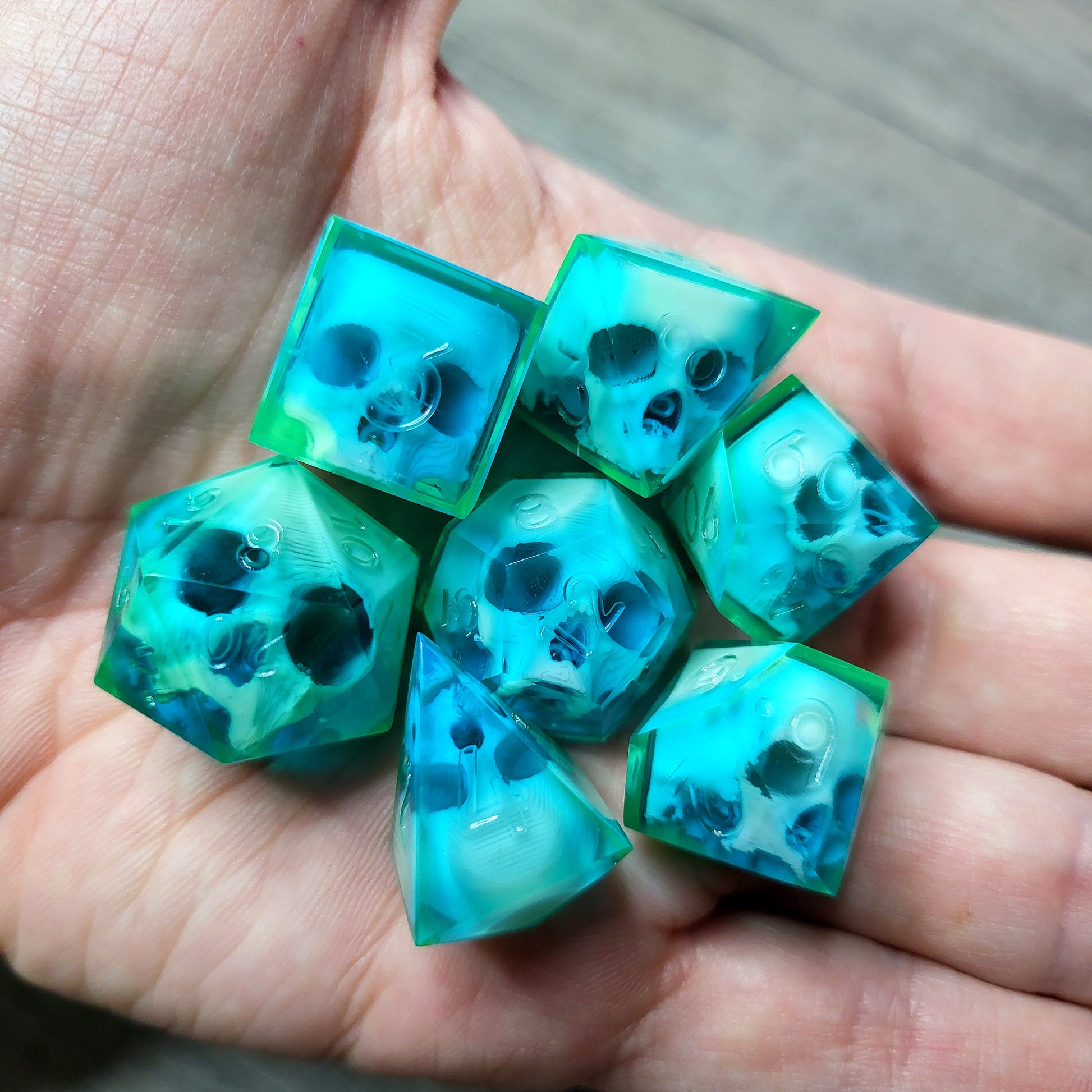 Dice set for role playing for Dungeons and Dragons